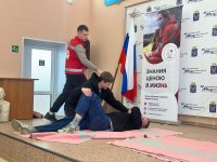 В гостях техникума был Российский красный крест