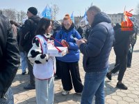 Патриотическая акция «Георгиевская лента» в Вилючинске