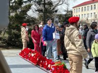 Студенты и преподаватели техникума приняли участие в акции «Бессмертный полк»